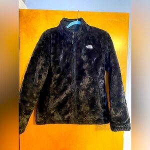 The North Face Mossbud Swirl Reversible Jacket Black Women's small